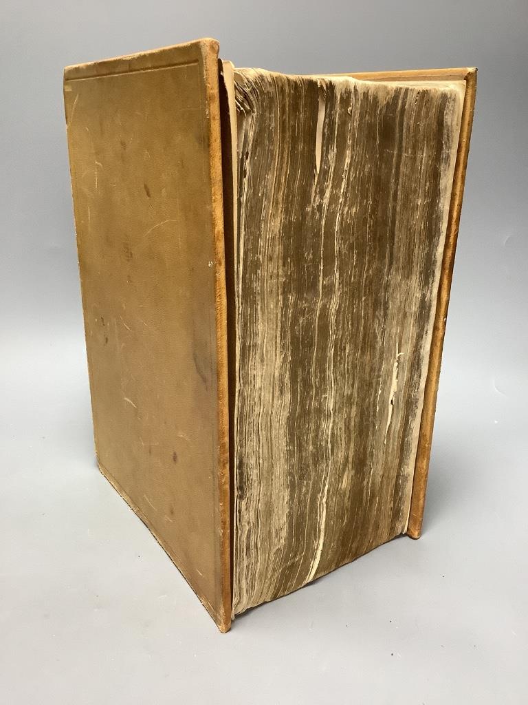 The Book of Common Prayer, printed by John Baskett, Oxford 1719, rebound 27 x 20 x 13cm